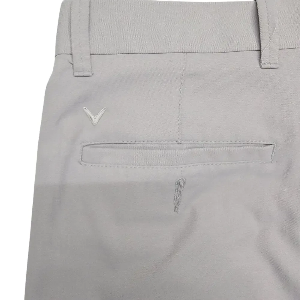 Callaway Men Flat Front Performance Tech Golf Pants Grey Straight Leg 32x30